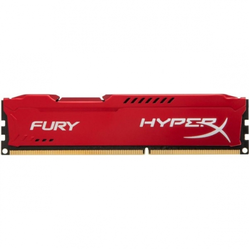 Память DIMM DDR3 4Gb 1600MHz Kingston HyperX Fury [HX316C10FR/4] Red Series, ... 1325311