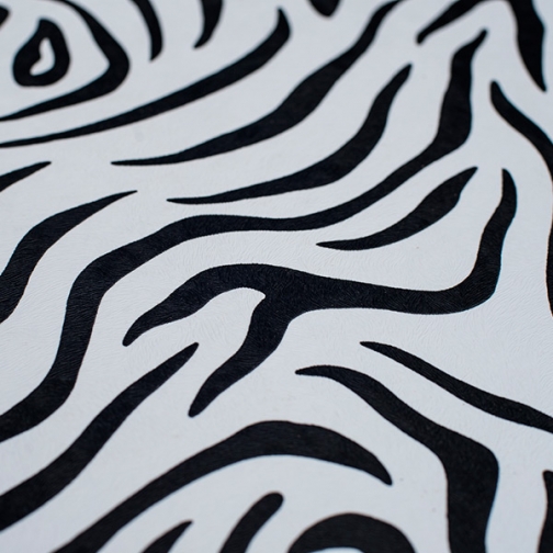 Кожаные панели 2D ЭЛЕГАНТ Zebra основание пластик, 1200*2700 мм, на самоклейке 6768640