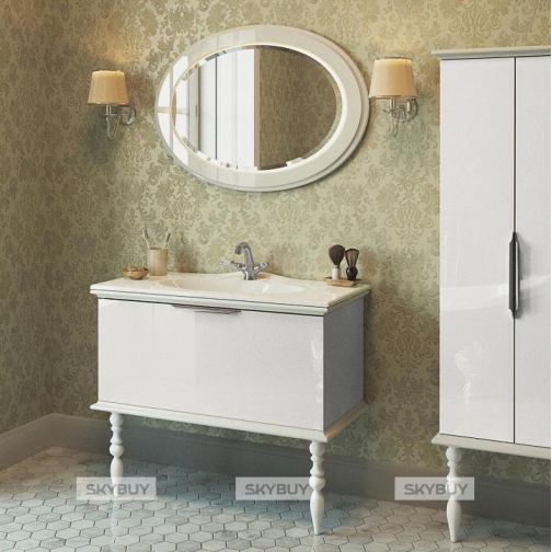 Мебель для ванной Edelform Decora 100 белый глянец 37956521