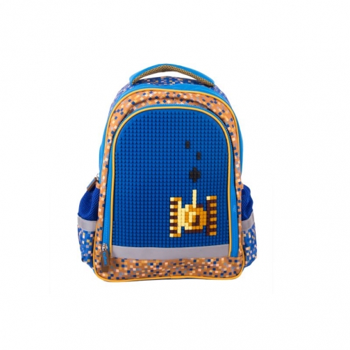 Рюкзак школьный с пикси-дотами (синий) Gulliver рюкзаки 37897860 1
