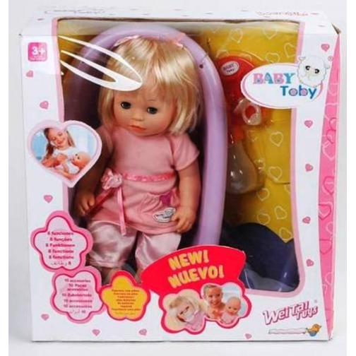 Кукла Baby Toby в ванночке, с аксессуарами (7 функций), 30 см Shenzhen Toys 37720644 1