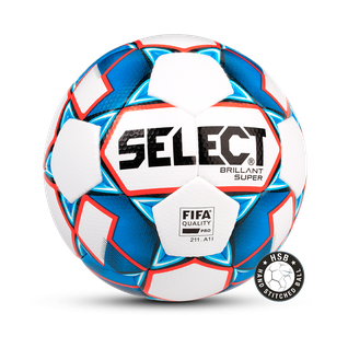Мяч футбольный Select Brillant Super Fifa №5, белый/синий/красный (5)