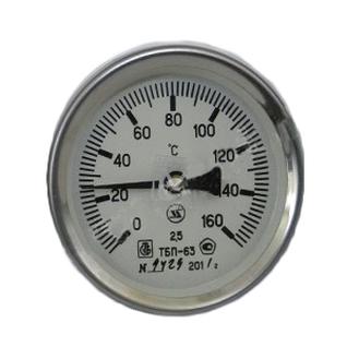 Термометр биметаллический ТБП63/100/Т-(0-160)С ЗТП