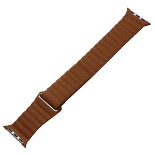 Ремешок кожаный COTEetCI W7 Leather Magnet Band (WH5205-SN) для Apple Watch 40мм/ 38мм Светло-коричневый