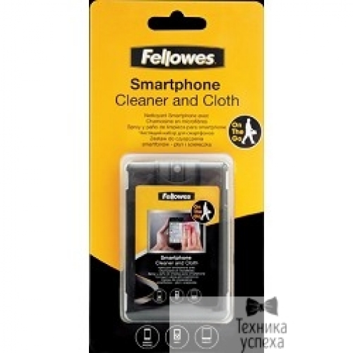 Fellowes Fellowes Чистящий набор для смартфонов FS-9910601 чистящий спрей для сенсорных экранов 20 мл, салфетка из микрофибры и плоский чехол для транспортировки 9184227