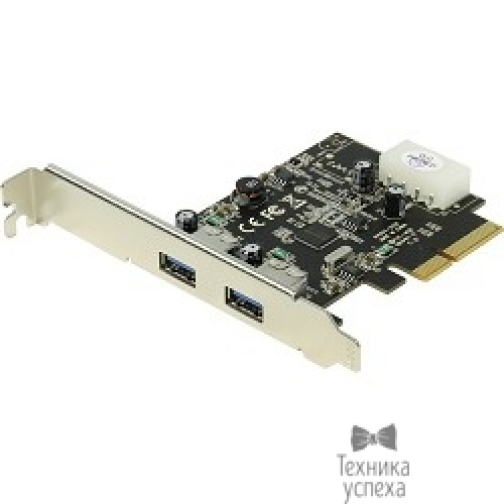 STLab ST-Lab U1130 RTL PCI-E x1, 2 ext (USB3.1) LP bracket 5800403