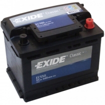 Аккумулятор EXIDE CLASSIC EC550 12V 55Ah 460A обратная полярность - EC550 EXIDE EC550