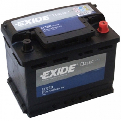 Аккумулятор EXIDE CLASSIC EC550 12V 55Ah 460A обратная полярность - EC550 EXIDE EC550 5601895
