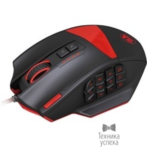 Redragon Redragon Foxbat Black-Red USB 70346 проводная игровая мышь,18кн,1 кл-кн,1000-16400dpi 5801318