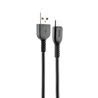 USB дата-кабель Hoco X20 Flash MicroUSB (1.0 м) Черный