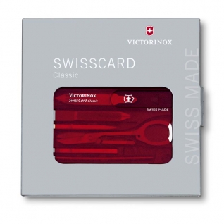 Швейцарская карта Victorinox SwissCard 0.7100.T, 10 функций