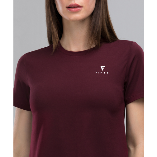 Женская спортивная футболка Fifty Balance Fa-wt-0104, бордовый размер M 42365294 1
