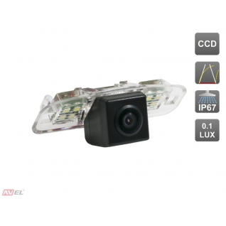 Штатная камера заднего вида c динамической разметкой Avis AVS326CPR (#152) для HONDA ACCORD VIII (2008-2012)/CIVIC VIII 4D Avis