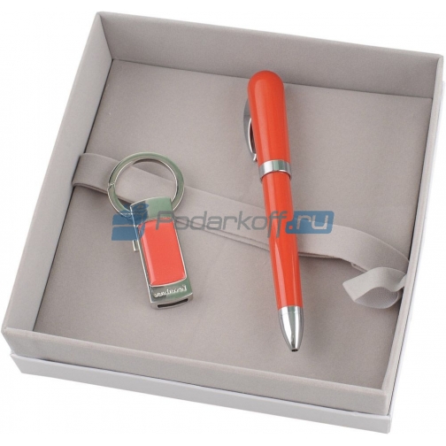 Набор Cacharel: флеш-карта USB 2.0 на 4 GB, шариковая ручка 763079