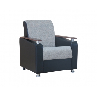 Кресло для отдыха Шарм-Дизайн Мелодия ДП №1 шенилл серый