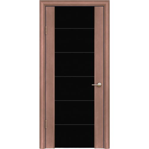 Дверь ульяновская шпонированная Кассандра со стеклом триплекс 49376