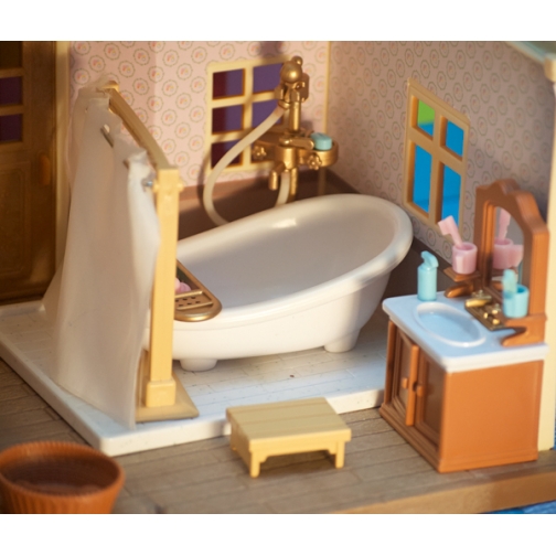 Набор кукольной мебели для ванной Happy Family с аксессуарами Junfa Toys 37712381 3