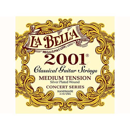 Струны для классической гитары LA BELLA 2001 Medium 29-41.5 нейлон 5100101