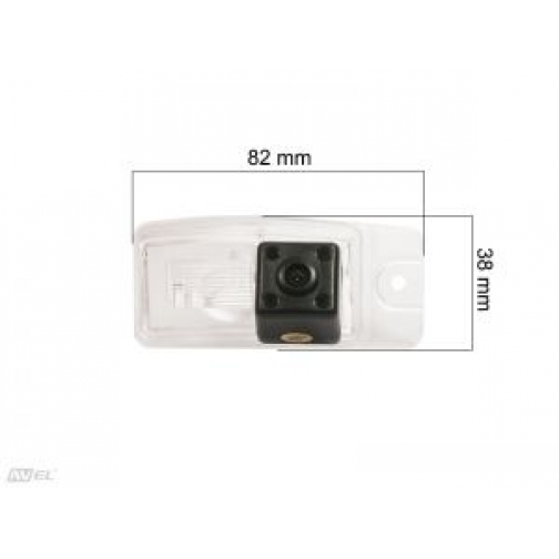 CMOS ИК штатная камера заднего вида AVS315CPR (#166) для NISSAN QASHQAI II (2014-…) / X-TRAIL III Avis 6831015 3