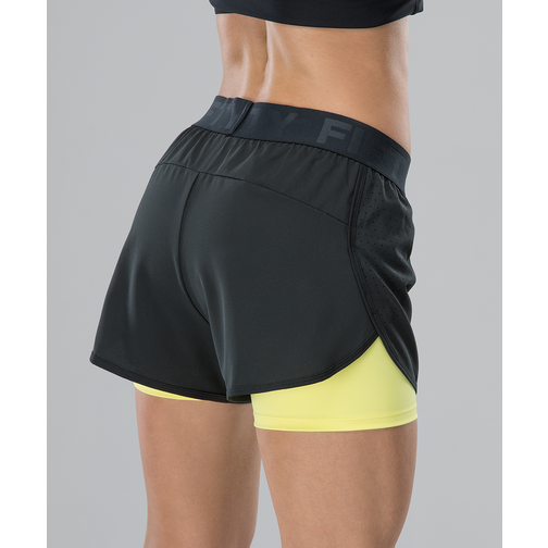 Женские спортивные шорты Fifty Intense Pro Fa-ws-0103, черный/желтый размер XS 42403003 3
