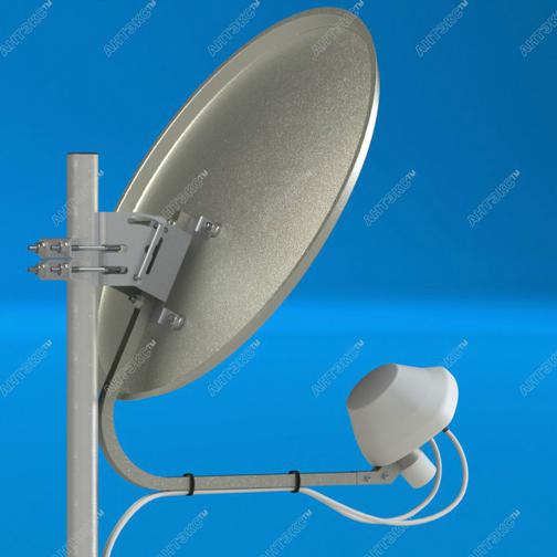 UMO-3F MIMO 2x2 - 4G/3G (LTE1800/DC-HSPA+/LTE2600) офсетный облучатель Antex 42247879