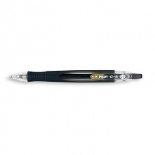 Ручка гелевая PILOT BL-G6-5 авт.резин.манжет. черная 0,3мм Япония