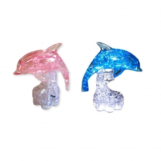 Кристальный 3D-пазл "Дельфин", 39 элементов Crystal Puzzle
