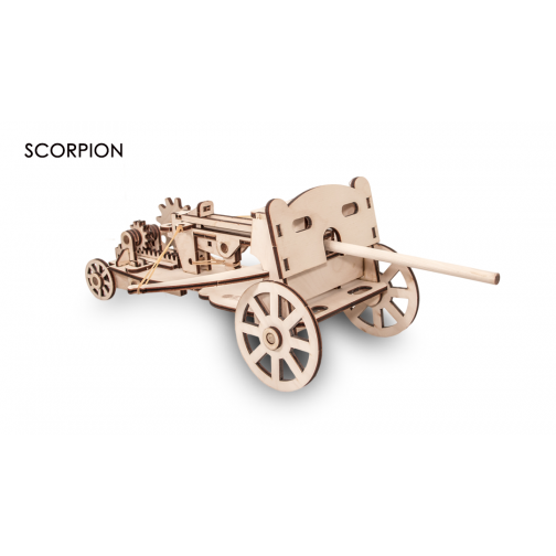 Сборные модели EWA Деревянный конструктор 3D Scorpion (метательная машина 