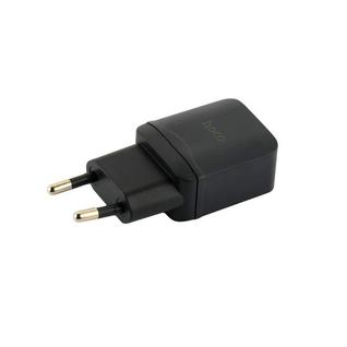 Адаптер питания Hoco C22A Little superior charger с кабелем Lightning (USB: 5V max 1A) Черный