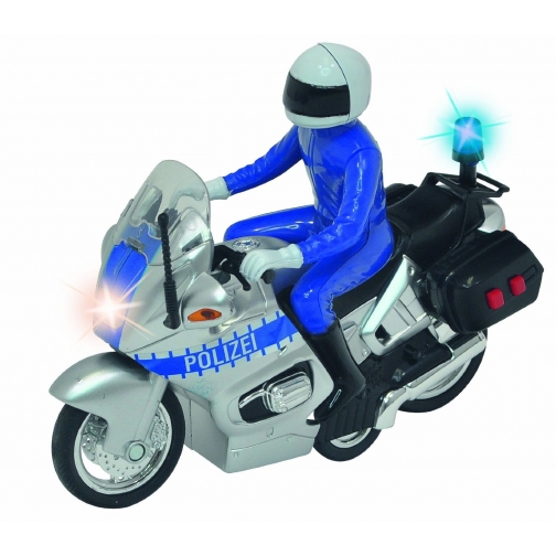 Инерционная модель полицейского мотоцикла Police (свет, звук) Dickie 37708906 1