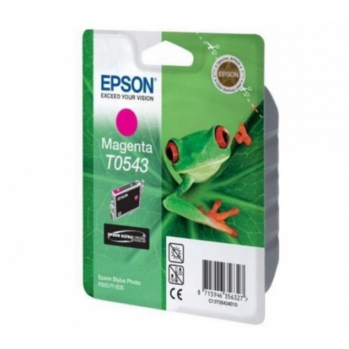 Оригинальный картридж T054340 для EPSON SP R800, R1800 пурпурный, струйный 8160-01 849901
