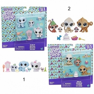 Игровой набор Littlest Pet Shop - Семья петов Hasbro