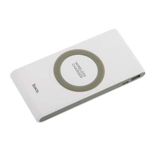 Аккумулятор внешний универсальный & беспроводное зарядное устройство Hoco B32- 8 000 mAh (USB:5V-2.1A) Белый