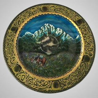 Декоративная тарелка "Вершина"