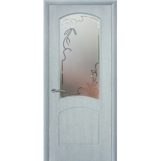 Дверное полотно МариаМ Парадиз ПВХ остекленное 600-900 мм