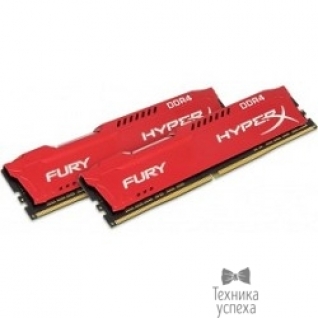 Kingston Kingston DDR4 DIMM 32GB Kit 2x16Gb HX421C14FRK2/32 PC4-17000, 2133MHz, CL14, HyperX Fury Red