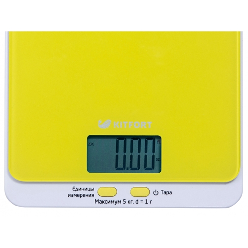 KITFORT Кухонные весы Kitfort КТ-803-4, жёлтые 37690441 3
