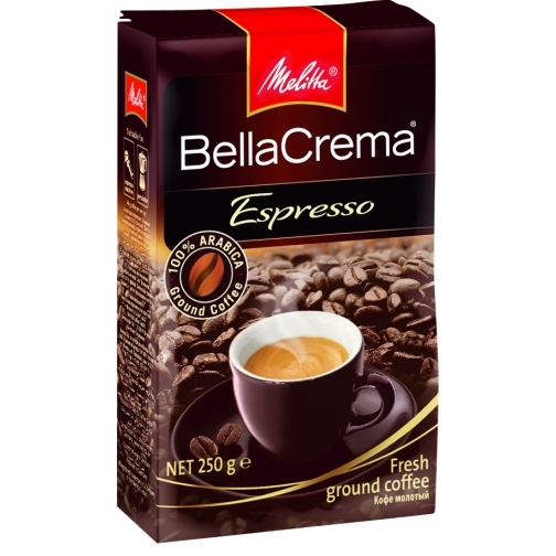 MELITTA Melitta Кофе BellaCrema Espresso жареный молотый 250 гр 37688783