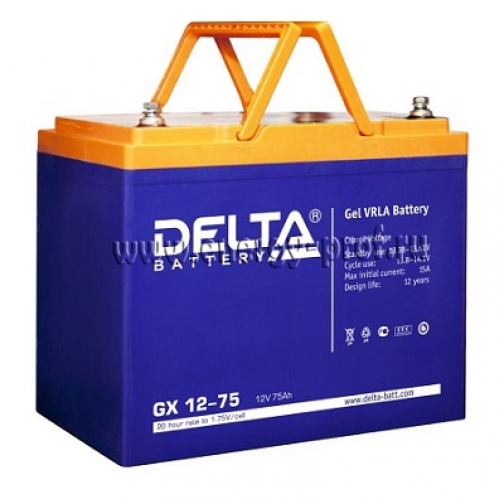 Аккумуляторные батареи Delta Аккумуляторная батарея GX12-75 1242312