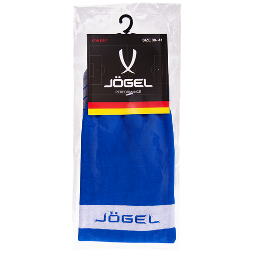 Гетры футбольные Jögel Ja-003, синий/белый размер 42-44 42222063