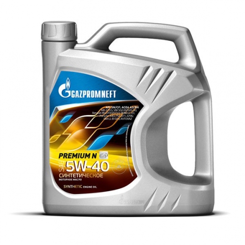 Моторное масло Газпромнефть Premium N 5W40 5л 37640626