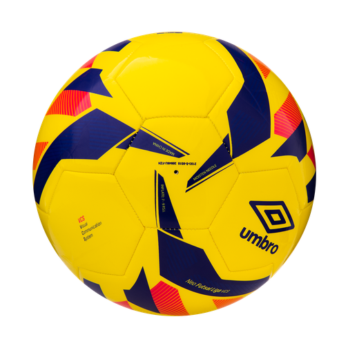 Мяч футзальный Umbro Neo Futsal Liga 20946u, №4, желтый/синий/оранжевый/красный (4) 42220089 3