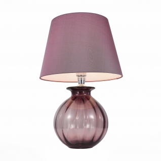 Настольная лампа St Luce Хром, Пурпурный/Пурпурный, Белый E27 1*60W (из 2-х коробок)