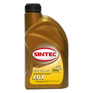 Моторное масло Sintoil Люкс 5W40 1л