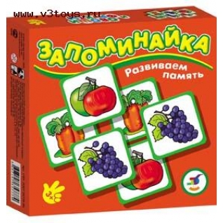 Настольная игра "Запоминайка" - Овощи и фрукты Дрофа-Медиа