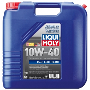 Моторное масло LIQUI MOLY MoS2 Leichtlauf 10W-40 20 литров