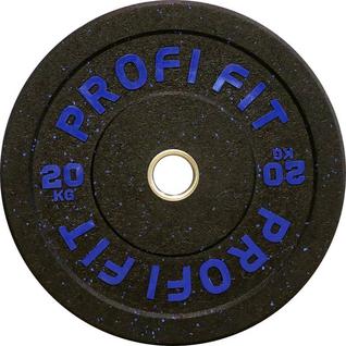 ProfiFit Диск для штанги ProfiFit HI-TEMP с цветными вкраплениями, D-51, 20 кг