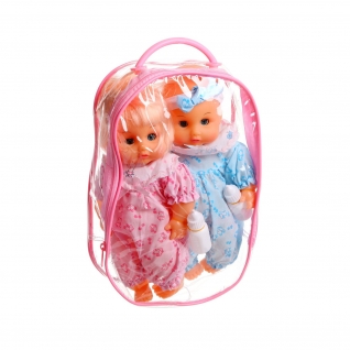 Кукла "Два пупса в сумке, с аксессуарами" Shenzhen Toys