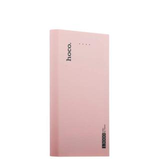 Аккумулятор внешний универсальный Hoco B12-13000 mAh Khaki Power bank (2 USB: 5V-2.1A&2.1A) Pink Розовый