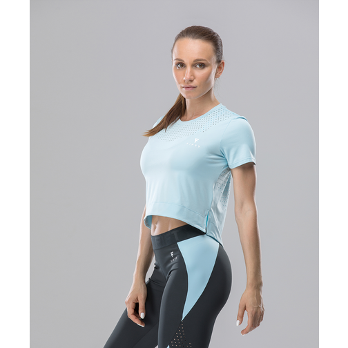 Женская спортивная футболка Fifty Intense Pro Fa-wt-0102, голубой размер XS 42365260 7